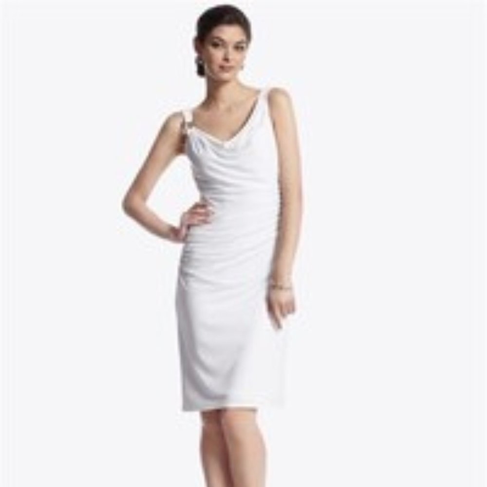 WHBM Draped Tank Dress- NWT - Picture 2 of 7